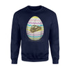 Bullet Train Easter Eggs  Fleece Sweatshirt