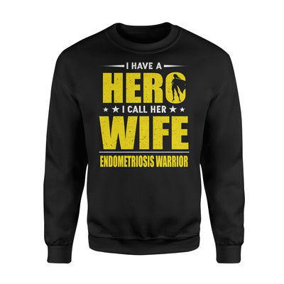 For My Wife, Endometriosis Warrior Sweatshirt