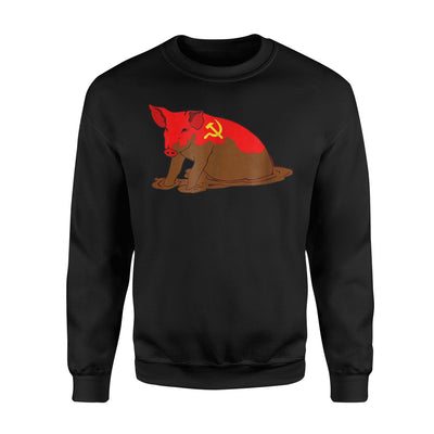 Funny Dirty Communist Pig Communism Joke Gag Gift Sweatshirt