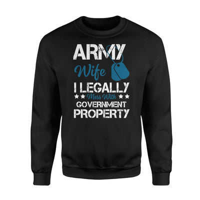 Cool Costume For Army Wife. Gift Ideas From Husband. Sweatshirt