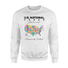 Hiking US National Parks Awesome Mountain Gift Sweatshirt