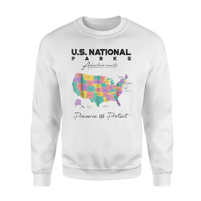 Hiking US National Parks Awesome Mountain Gift Sweatshirt