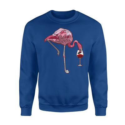 Funny Wine Tasting Drinking Flamingo Wine Lovers Gift Sweatshirt