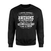 Awesome Electrician Funny Joke Wife Husband Gifts Sweatshirt