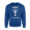 Football And Wine Corkscrew Sportsball Drinking Gift Sweatshirt