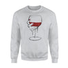 A Large Glass Of Bold Red Wine For Wine Lovers Sweatshirt