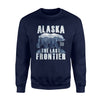 Alaska The Last Frontier Grizzly Bear Outdoor Hiking Sweatshirt