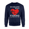 Husband And Wife Fishing Partners For Life Fish Cool Sweatshirt