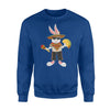 Easter Bunny Mexican Taco Funny Cinco De Mayo Fleece Sweatshirt