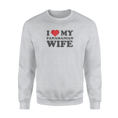 I Love My Panamanian Wife Heart Sweatshirt