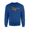 Airplane Easter Eggs  Fleece Sweatshirt