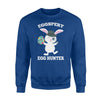 Easter Bunny  Eggspert Egg Hunter Boys Or Girls  Fleece Sweatshirt