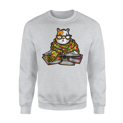 Cute Guinea Pig Book Reading Lover Pet Sweatshirt