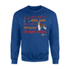 Funny Springer Spaniel Drink Wine And Play Sweatshirt