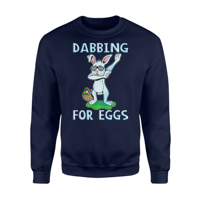 Dabbing Easter Bunny Kids  Fleece Sweatshirt