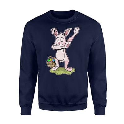 Dabbing Easter Bunny  Kids Hip Hop Dab Dance Gift Fleece Sweatshirt