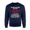 Fun Kill All The Stupid People Joke Gift Sarcastic Sweatshirt