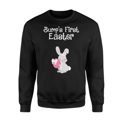 Baby Bumps First Easter  - Bunny Pregnancy Easter  Fleece Sweatshirt