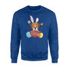 Easter Boxer Funny Lovely  Fleece Sweatshirt