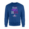 I Wear Purple Lupus Awareness Shirt Men For My Wife Sweatshirt