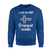 I Love my Hot Norwegian Husband Wife Gift Sweatshirt