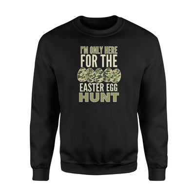 Easter Egg Hunt  Camouflage Eggspert Hunter Fleece Sweatshirt