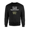 Chemistry Joke, NaBrO Pun, Novelty Sweatshirt