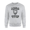 Driving My Husband Crazy One Chicken At A Time Funny Sweatshirt