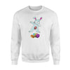 Easter Bunny Dabbing , Bunny Dab  Gift Outfit Fleece Sweatshirt