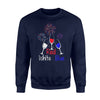 Funny 4th Of July Red Wine And Blue Shirt For Men Women Kids Sweatshirt