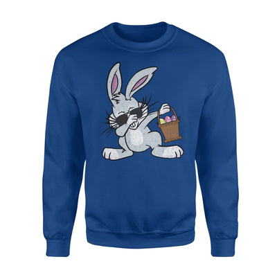 Dabbing Easter Bunny   - Cute Easter Dab  Fleece Sweatshirt