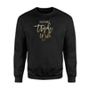 Future Trophy Wife Chic Faux Gold Foil Wedding Party Sweatshirt