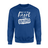 Half Of My Heart Is Deployed Military Wife Sweatshirt