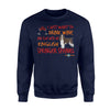 Funny Springer Spaniel Drink Wine And Play Sweatshirt