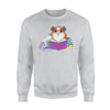 Guinea Pig Book Nerd Love Reading Glasses Funny Gift Sweatshirt