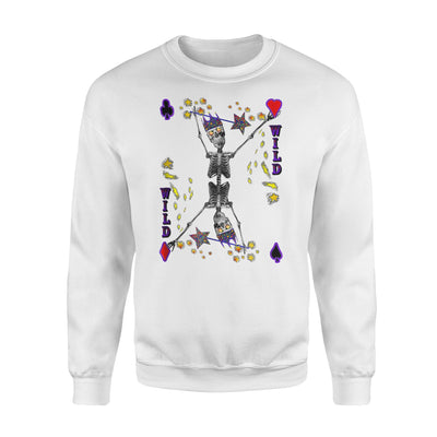 Joker On Wild Side Card Sweatshirt