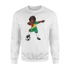 Guyana Guyanese Dabbing Soccer Boy Football Flag Sweatshirt