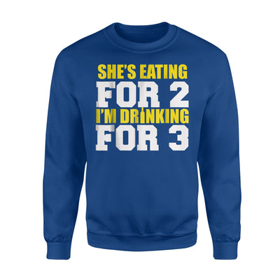 Funny Drinking For Husband. Gift From Pregnant Wife. Sweatshirt