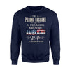 I'm A Proud Husband Of A Freaking American Wife Funny Sweatshirt