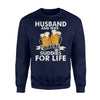 Husband And Wife Couple Drinking Buddies For Life Sweatshirt