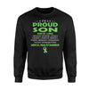 I'm Proud Son Of Mental Health Warrior Sweatshirt