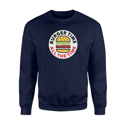 Funny Burger Time Comedy Joke Junk Fast Food Sweatshirt